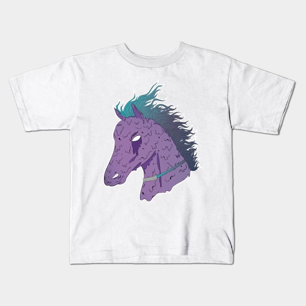 Grime horse ghalien Kids T-Shirt by StephGhalien